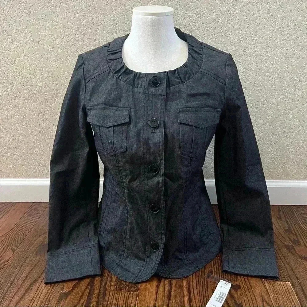 Pendleton Stretch Blazer Jacket Women’s Size Small Black/Charcoal NWT $168